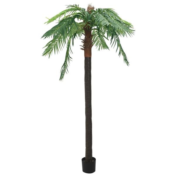 vidaXL Artificial Phoenix Palm Green Plastic 120.1 in Decorative Inlays