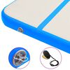 vidaXL Inflatable Gymnastics Mat with Pump 196.9x39.4x5.9" PVC Blue