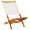 vidaXL Garden Chair Set of 4 Cream White
