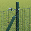 vidaXL Fence Post Green 82.02 x 3.28 ft (0.98 x 0.98 in mesh) Steel