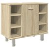 vidaXL Bathroom Cabinet Sonoma oak Engineered wood Medium