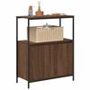 vidaXL Bathroom Cabinet Brown Oak Engineered wood Medium Adjustable Feet
