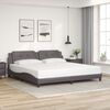 vidaXL Bed Frame Grey