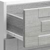 vidaXL Kitchen Base Cabinet Grey Sonoma Engineered Wood