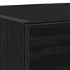 vidaXL Bathroom Cabinet with Drawer Black Oak 30.71 x 14.57 x 23.23 in