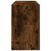 vidaXL Bathroom Wall Cabinet Smoked Oak Engineered Wood Medium