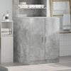 vidaXL Washing Machine Cabinet Concrete Grey 27.8x28.1x36.0"