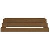 vidaXL Planter Honey brown Solid pine wood Medium Decorative Inlays
