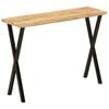 vidaXL Console Table Natural Mango Wood