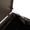 vidaXL Garden Storage Box Brown PE rattan 86.6 in x 19.7 in x 22.8 in