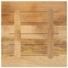 vidaXL Table Top 23.6"x23.6"x1" Square Solid Wood Rough Mango