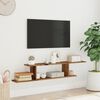 vidaXL Wall-mounted TV Shelf Old wood Engineered wood Medium