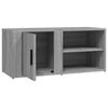 vidaXL TV Cabinet Set of 2 Grey Sonoma Engineered Wood Medium