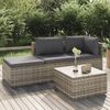 vidaXL Garden Lounge Set Gray