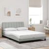 vidaXL Bed Frame Light Grey