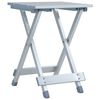 vidaXL Camping Stool Aluminium 11.0x10.2x15.4"