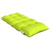 vidaXL Lowback Chair Cushion Set of 4 Bright green Oxford fabric