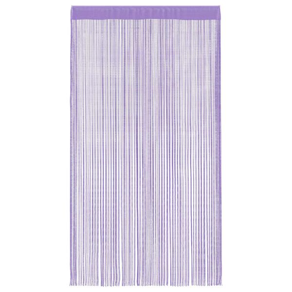 vidaXL String Curtains 2 pcs Purple 55.1x98.4"