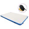 vidaXL Inflatable Floating Deck Blue and White High-Density PVC, PVC Fabric