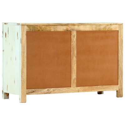 vidaXL Sideboard Light Blue 43.3"x13.8"x27.6" Solid Mango Wood