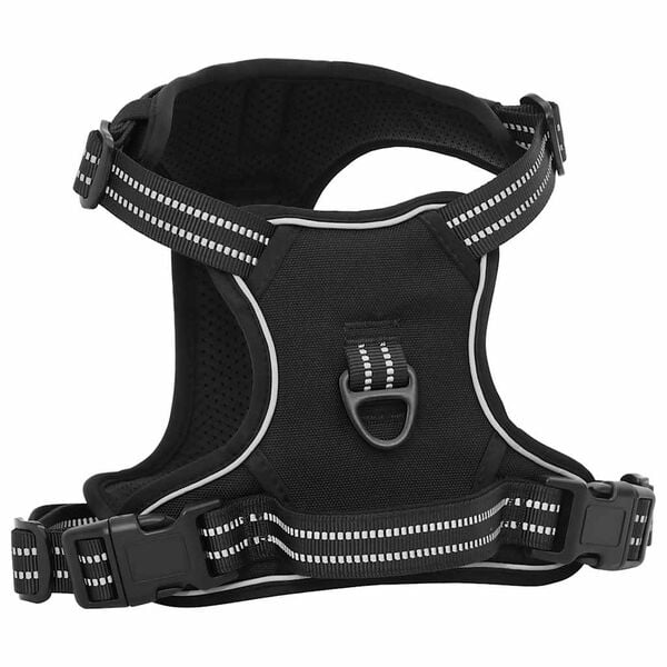 vidaXL Dog Harness Black Polyester S Dog Harness Other