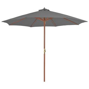 vidaXL Garden Parasol Anthracite