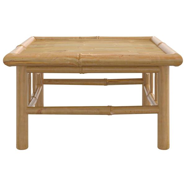 vidaXL Garden Table Natural Bamboo Bamboo Medium Durable