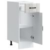 vidaXL Kitchen Base Cabinet High gloss white Engineered wood 32.1 in high