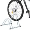 vidaXL Bicycle Stand for 2 Bikes Floor Freestanding Galvanized Steel