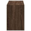 vidaXL TV Wall Cabinet Brown Oak Engineered wood 51.2 x 12.2 x 17.7 in