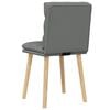 vidaXL Dining Chair Set of 2 Dark grey