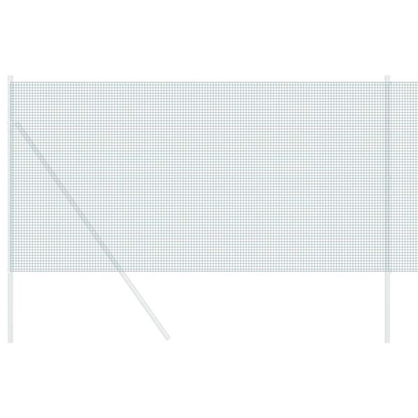 vidaXL Welded Wire Fence Green 1.2 x 25 m Steel