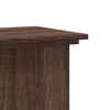 vidaXL Plant Stand Brown Oak Engineered Wood 12.9 in x 12.9 in x 39.4 in