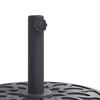 vidaXL Parasol Base Black PE (Polyethylene) and concrete 26.5 lbs