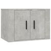 vidaXL TV Cabinet Set Set of 3 Concrete grey Engineered wood Medium