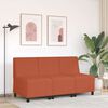 vidaXL Modular Sofa Unit Armless Orange 21.65 x 29.13 x 32.28 in