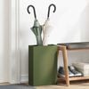 vidaXL Umbrella Stand Olive green 11.02 x 4.72 x 16.14 in Steel
