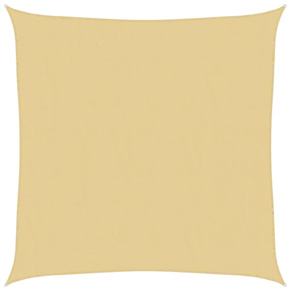 vidaXL Sun Shade Sail Sand 11.8x11.8' 100% Polyester Oxford