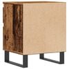 vidaXL Bedside Cabinet Old wood Engineered wood, metal Small