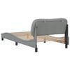 vidaXL Bed Frame Light grey