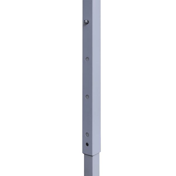 vidaXL Party Tent Cream Powder-coated steel 6.6 x 6.6 ft Foldable