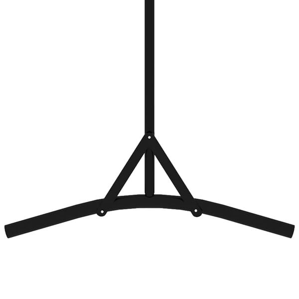 vidaXL Room Divider Black 68.9"x70.9" Fabric