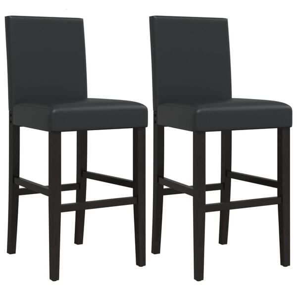 vidaXL Bar Chair Black