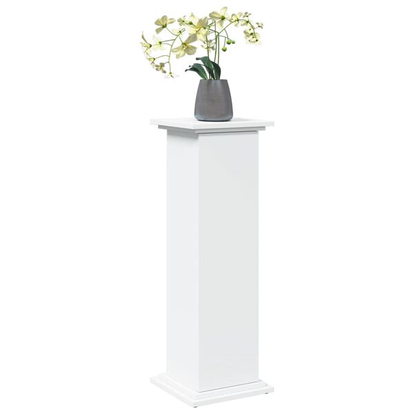 vidaXL Display Stand White Engineered Wood Medium Display Stand Square