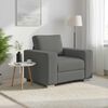 vidaXL Sofa Dark Grey 39.37 x 30.31 x 32.28 in Fabric