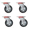 vidaXL Swivel Casters 4 pcs 2.95 "