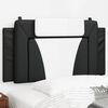 vidaXL Headboard Cushion Black and White