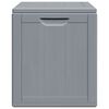 vidaXL Storage Box Grey 100% Polypropylene Medium Storage Box
