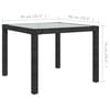 vidaXL Outdoor Dining Set Black