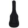 vidaXL Guitar Bag for 1/2 (34") Classical Guitar Black 37"x13.8" Fabric